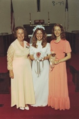 Janice 1979 28 July Cathy's Wedding Dorothy