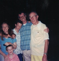Janice 1987 with Pat sons George