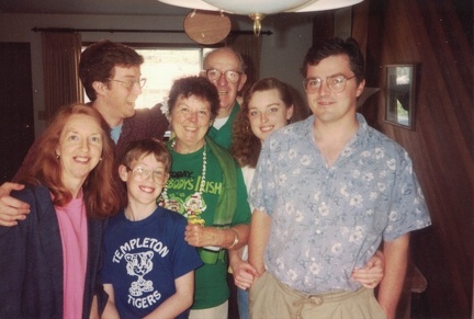 Janice 1992 with kids George Anna Marie